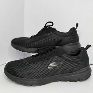 Skechers Womens Flex Appeal 3.0 Black Casual Shoes Sneakers Size 8